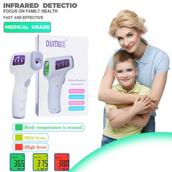 

Non-contact IR Thermometer Touch-Free Forehead Thermometer Digital Body & Obeject Thermometer Measurement термометр цифровой G1