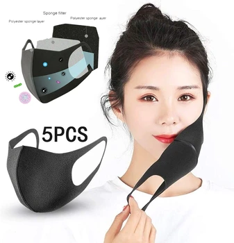 

Face Masks Dust Filter 5 Pack 10 Cotton Women Washable Replacement Reusable PM2.5 Air Filtration