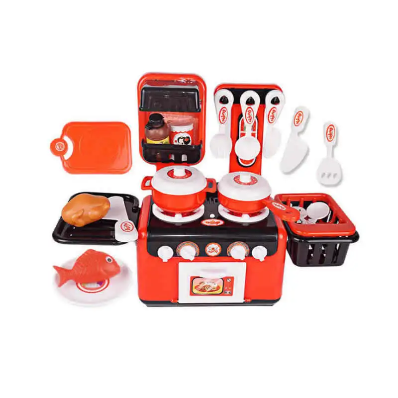  Ddung Children Fun Multi-functional Kitchen Stove Light Play House Cooking Model CHILDREN'S Toy Fde - 4000267193363