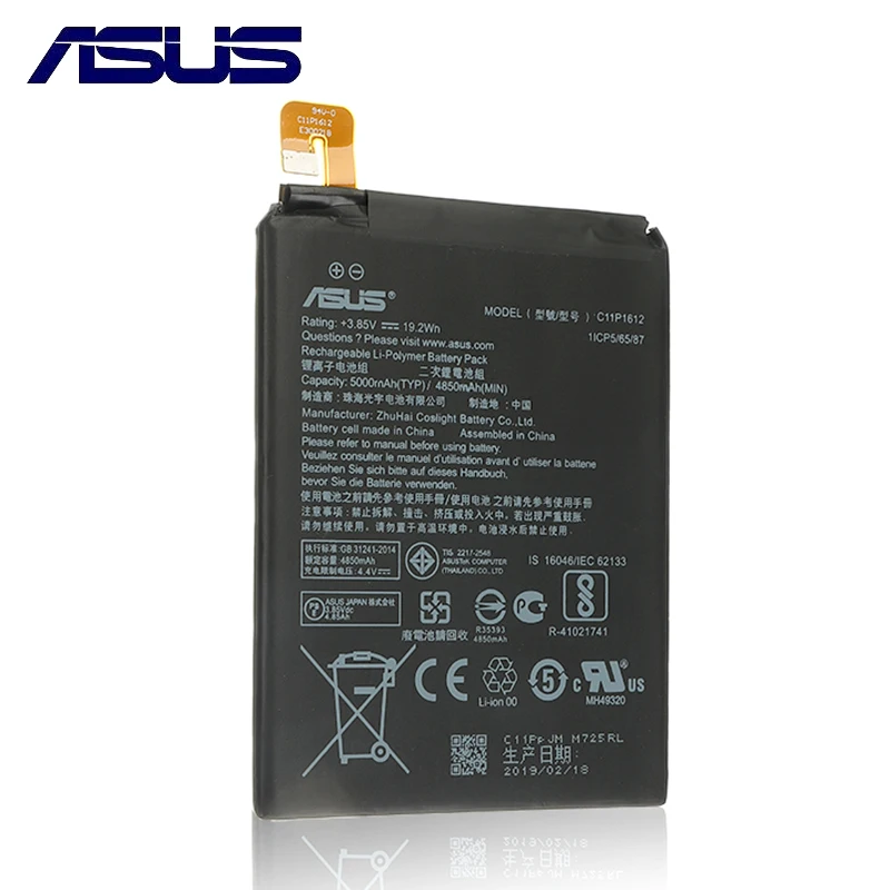 Asus C11p1612 Baterai Original For Asus Zenfone 4 Max Pro Plus Zc554kl X00id 5 5 5000 Mah Kapasitas Tinggi Baterai Ponsel Aliexpress