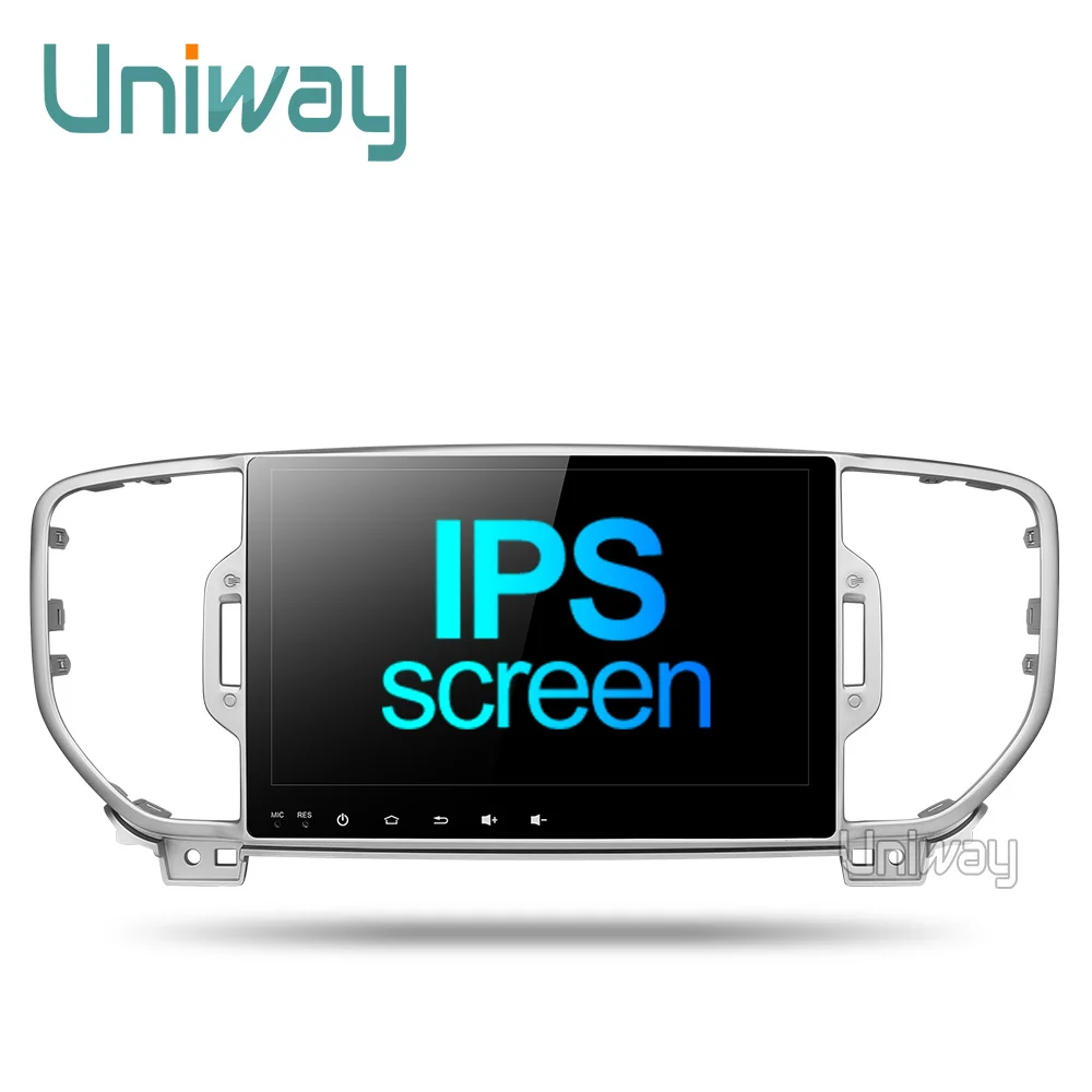 Uniway AKX59071 android 9,0 автомобильный dvd для kia sportage kx5 автомобильный Радио Стерео gps навигация с рулевым колесом gps