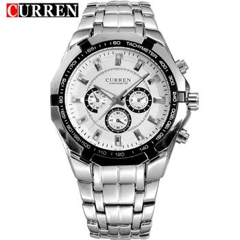

Top Brand Luxury Watch CURREN Casual Military Quartz Sports Wristwatch Full Steel Waterproof Men's Clock Relogio Masculino