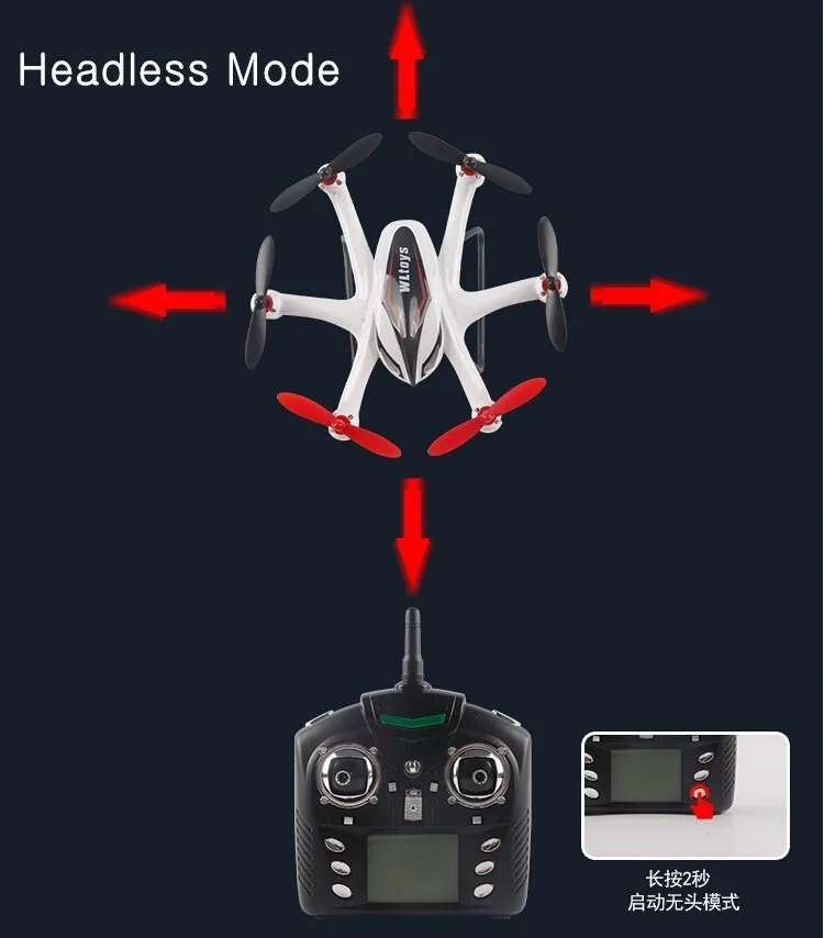 WLtoys Q282-G Q282-K Q282 4CH 6-Axis Gryo 5,8G FPV 3D беспилотник с HD 2MP Камера RTF 2,4 герц, Радиоуправляемый квадрокоптер