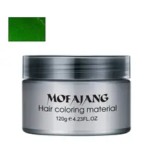 Модный окрашивающий материал для укладки волос одноразовый воск для волос грязевая краска для волос легко мыть растительный компонент