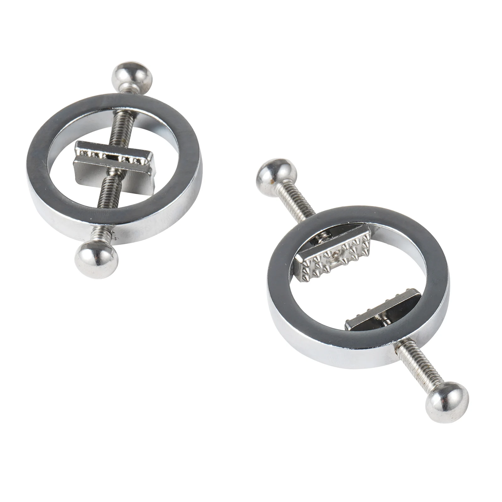 Sex Toys Kit for Couples Stainless Steel Nipple Rings Clips Piercing Body Jewelry Nipple Clamps Erotic Massage Breast Stimulator