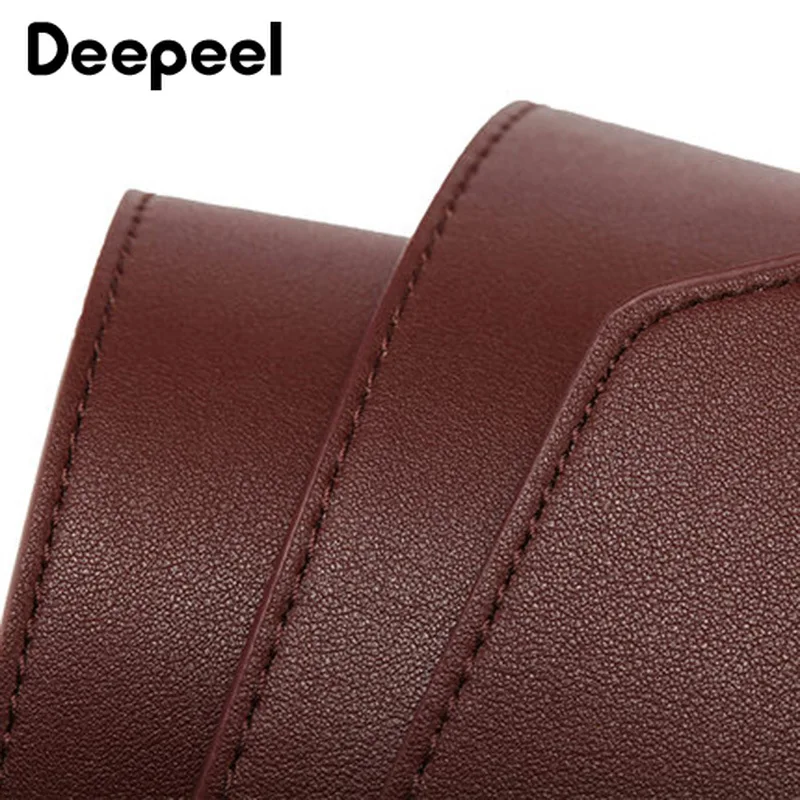 Deepeel 1 шт. 6 см* 95 см Женская воловья натуральная кожа широкий пояс металлическая квадратная пряжка ретро декоративные Hige широкие пояса YK754