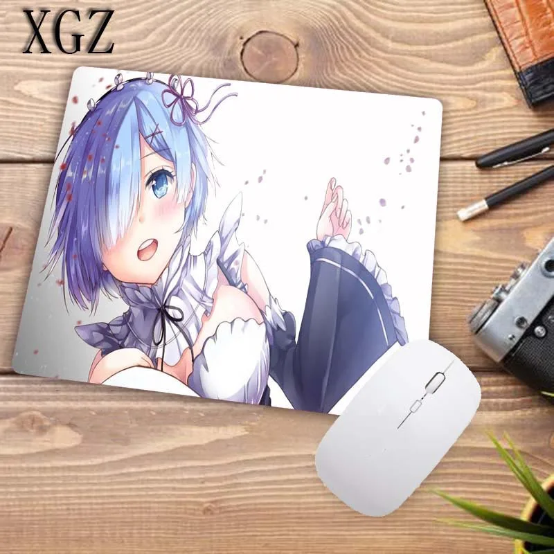 XGZ Re Zero Аниме большой игровой коврик для мыши геймерский с закругленными краями