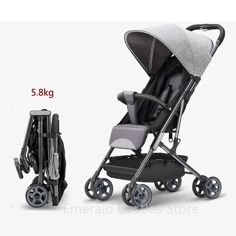 PROD 1005001566874409 Lightweight StrollerCan Sit&LieFolding
StrollerUltra-Light Portable baby strollersTraveling Baby Pushchairbaby
car trolley