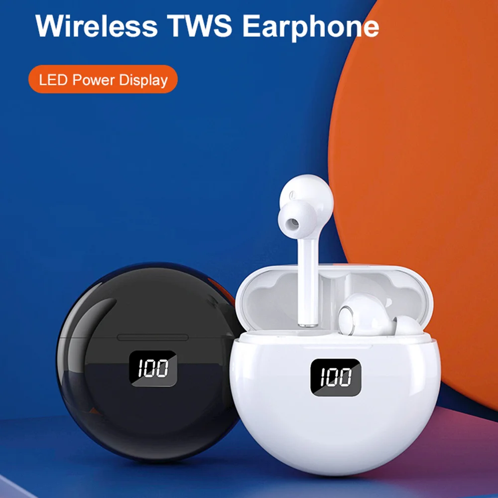 

Dynamic Bluetooth 5.0 TWS Wireless Earphone , New Automatic Pairing Noise-Canceling Touch Control Stereo Cordless Sports Earbuds