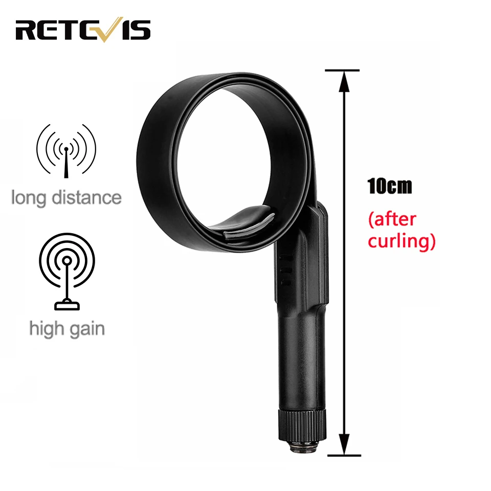 On Sale Retevis HA05 SMA-F Tactical Antenna High Gain 2.15/3.2 dBi UHF VHF Dual Band for Kenwood 8bWZwdYoJgx