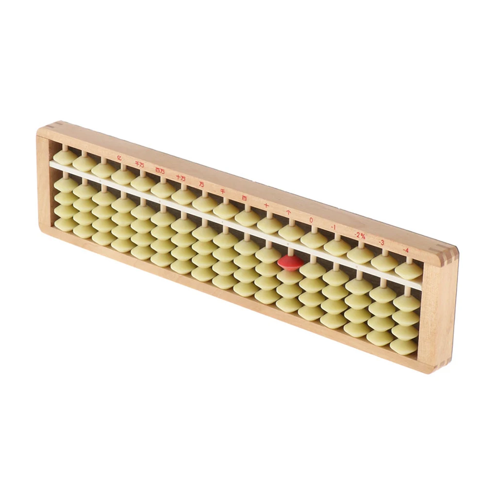 Vintage Style Abacus - Professional 17 Column  Calculator without Reset Button Craftsmanship