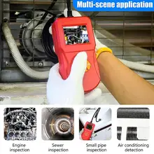 Промышленный эндоскоп 6 регулируемый светодиодный 5,5 мм многоцелевой детектор канализационных трубопроводов поддержка tf-карты IP67 с 2,4 дюймовым ips