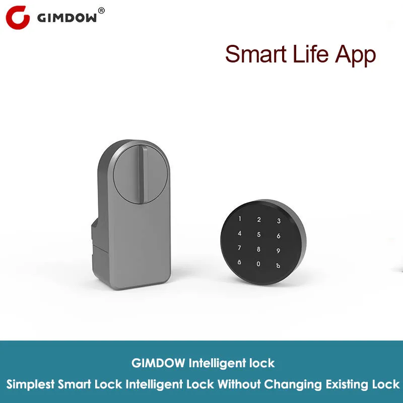 Tuya smart digital door lock for GIMDOW Password Electric Hotel Bluetooth-compatible Apartment  For Safe Security Digital Locker