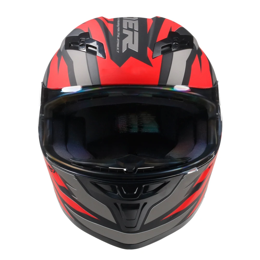Последние предложения Полнолицевой мотоциклетный шлем Capacete Casco De Moto DOT утвержденный Capacete для гоночного руля