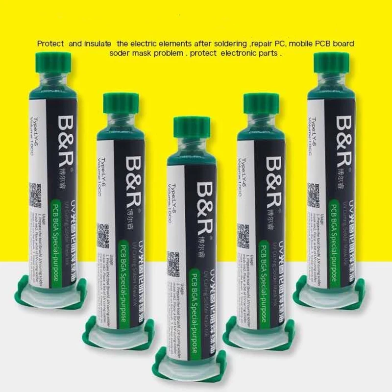 Рисунок 6 - Зеленая сварочная УФ-клеевая затвердевающая