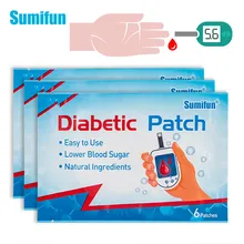 

6Pc Sumifun Diabetic Navel Patch Diabetes Balance Treat Hyperglycemia Sticker Blood Sugar Glucose Control Medical Herbal Plaster