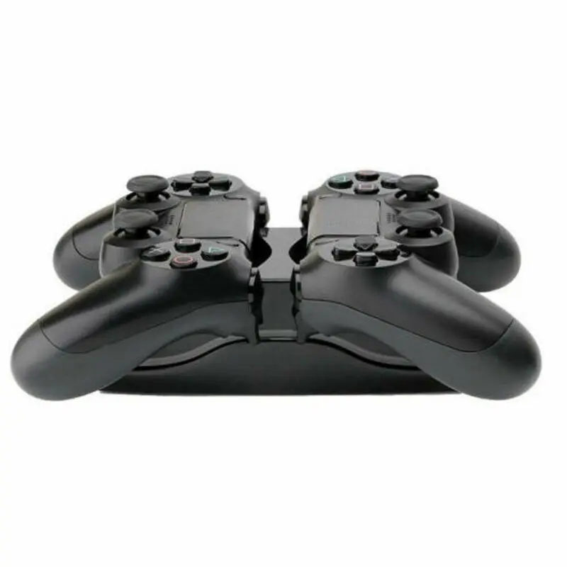 Светодиодный пульт дистанционного управления зарядное устройство для PS4 двойной док-станции USB быстрая зарядка подставка