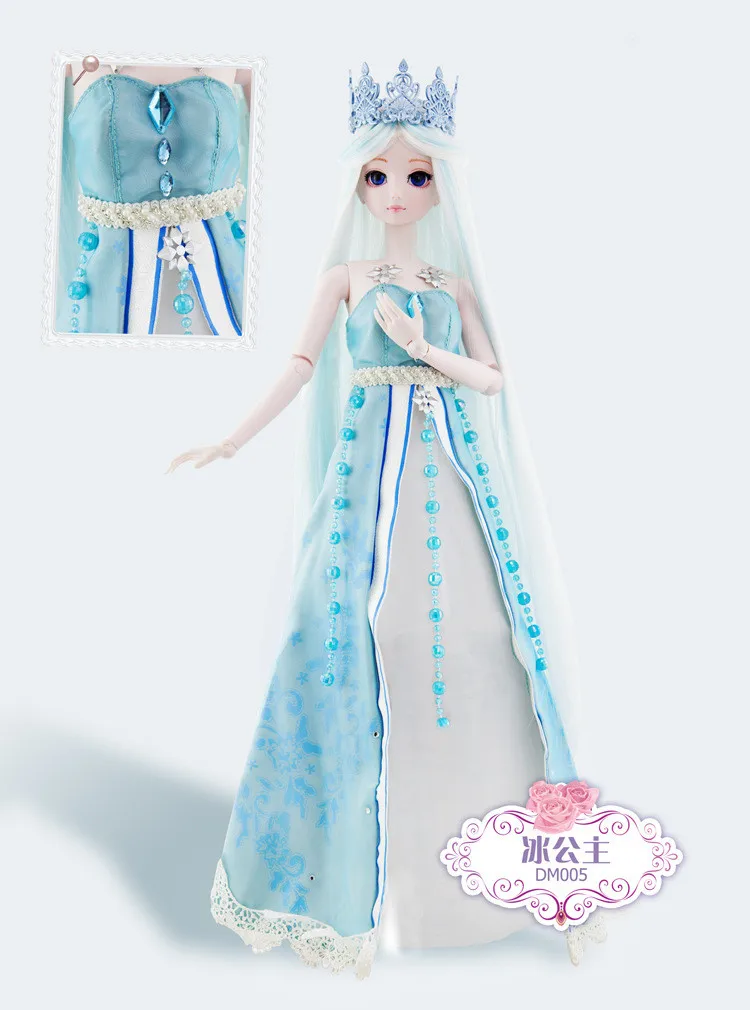 1/4 BJD кукла 50 см(19 '') 18 шарнирных кукол милая девочка игрушка(макияж+ волосы+ одежда+ обувь