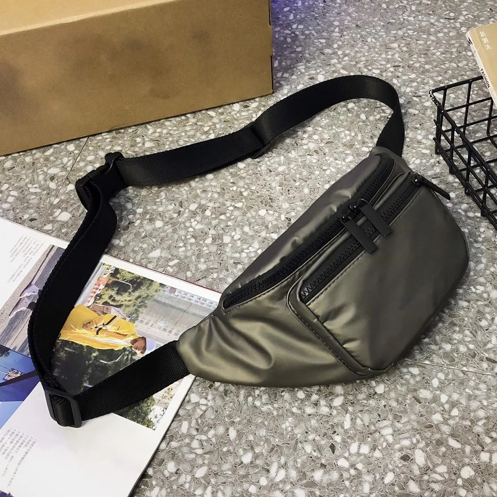 CONEED Fashion Waist Packs Unisex Large Capacity Sports Messenger Shoulder Bag Pouch For Women Run Outdoor Sports Chest Bag