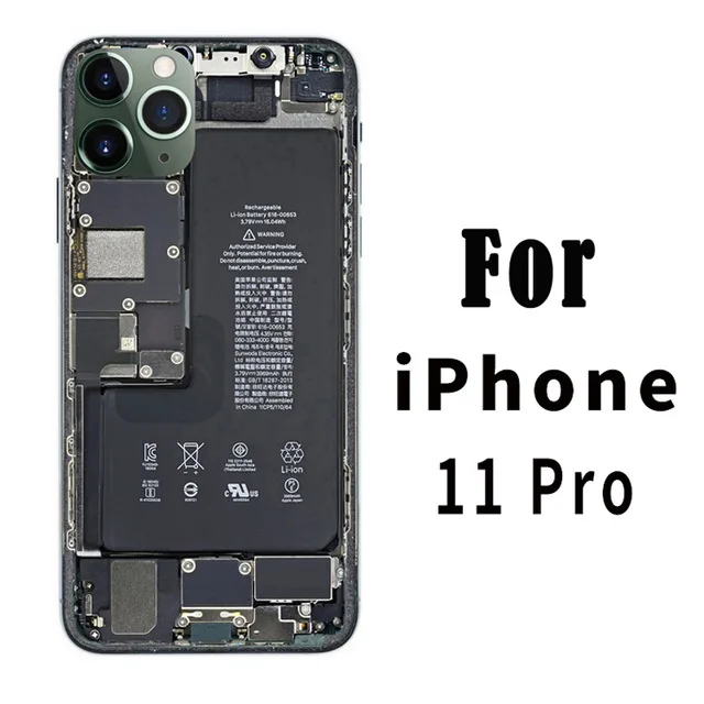 Забавный имитирующий телефон ремонтный стикер для iPhone 6 6S 7 8 Plus кожа ПВХ наклейка для iPhone X Xr Xs Max прочные царапинам пленки - Цвет: For iPhone 11 Pro