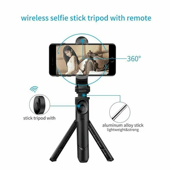 

4 In 1 Wireless Bluetooth Selfie Stick Universal Extendable Tripod with Remote Shutter VH99