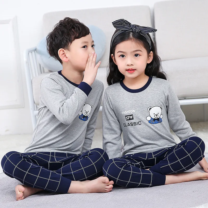 Zegoo Boys & Girls Cotton Pajamas Set Thermal Underwear 36 Designs 24M-13T Kids