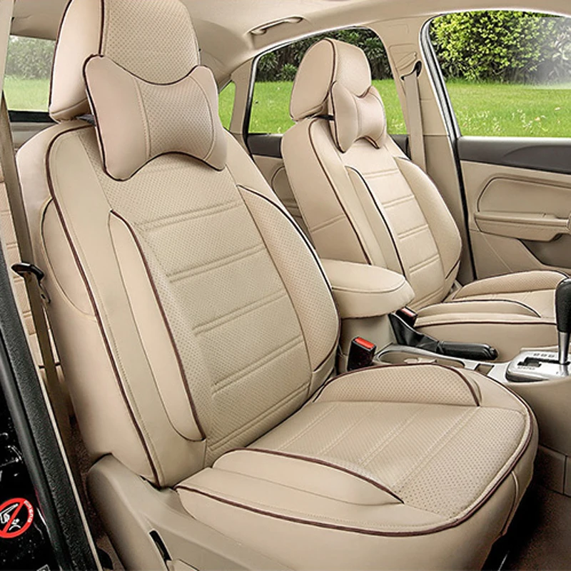 Чехол для автомобильного сиденья из искусственной кожи VOLVO XC90 2016 чехлы сидений