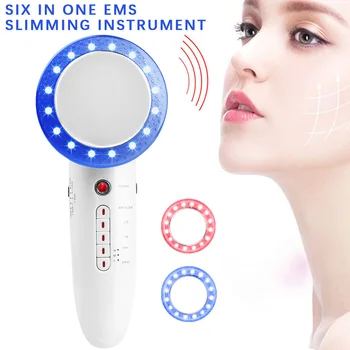 

6 in 1 EMS Ultrasonic Body Slimming Massager Cavitation Weight Loss Device Cellulite Removal Fat Removal Machine Firming Shaping