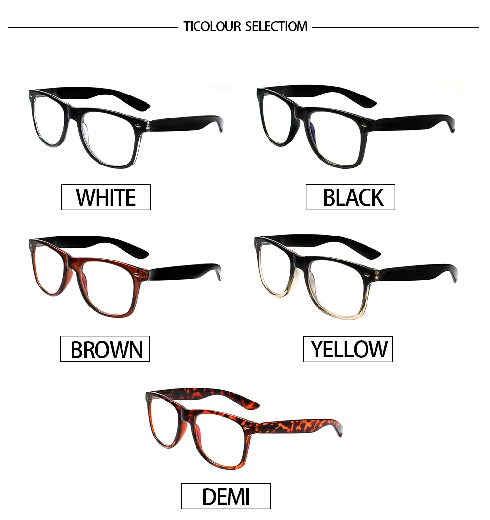 Boncamor Reading Glasses Spring Hinge Prescription HD Reader Men and Women Decorative Eyeglasses Diopter +100+200+500+600 3