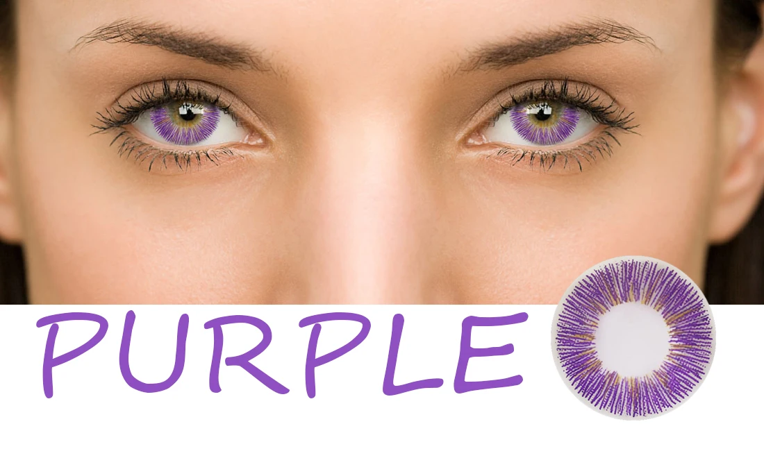 Beautiful Pupil Color Contact Lenses Monthly Throw Female Path 14mm Cute Multicolor Party Gift Cartoon Girl Decoration Cosplay