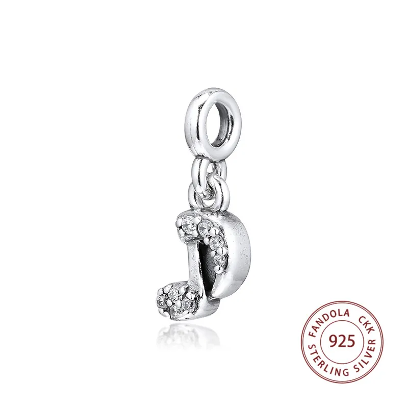 Серия Me подходит браслет в европейском стиле Argent Charm 925 пробы серебро Моя музыкальная нота болтаются Подвески бусины для изготовления ювелирных изделий kralen