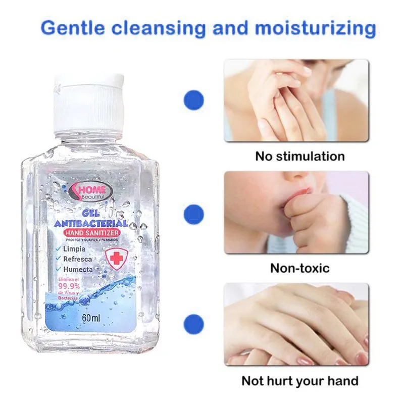 5pcs/set Disposable Hand Sanitizer No-Wash Hands-Free Hand Sanitizer Household Quick-drying Disinfecting Hand Wash Gel 60ml 5pcs/set Disposable Hand Sanitizer No-Wash Hands-Free Hand Sanitizer Household Quick-drying Disinfecting Hand Wash Gel 60ml