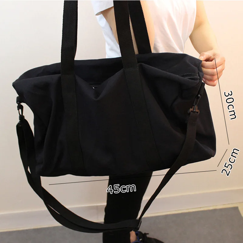 Женская дорожная сумка через плечо, Большая вместительная сумка на выходные, модная дорожная сумка для путешествий, Холщовая Сумка для ручной клади