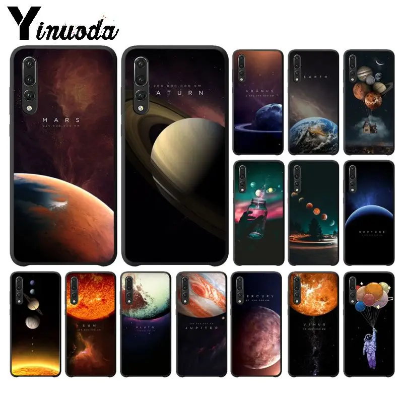 Чехол для телефона Yinuoda с космической Солнечной системой планетами Earth Mars Huawei P10