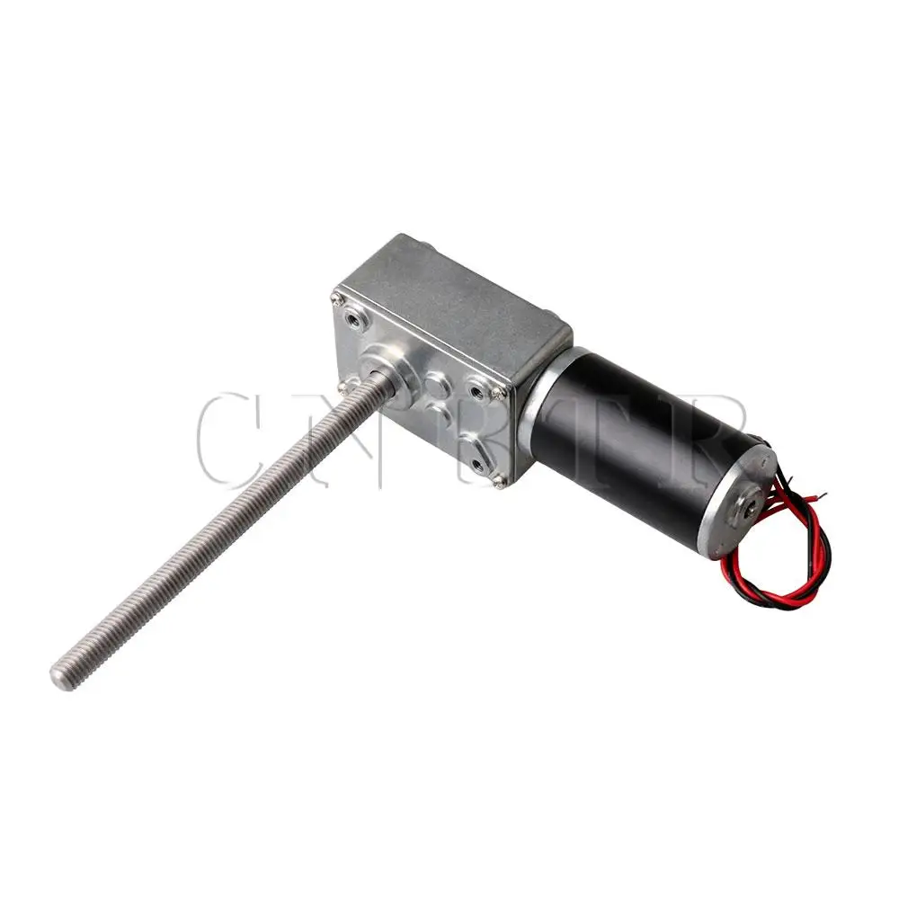 

CNBTR DC12V Worm Gear Motor Turbine Motor Self-locking Motor 1.49KG.CM 260RPM