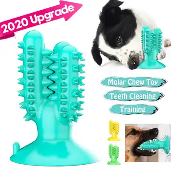 

Dental Chew Toys for Dogs Puppy Teeth Cleaning Brush Dog Molar Stick Toothbrush Leaky Feeder Pet Supplies Dog Interactive Toys
