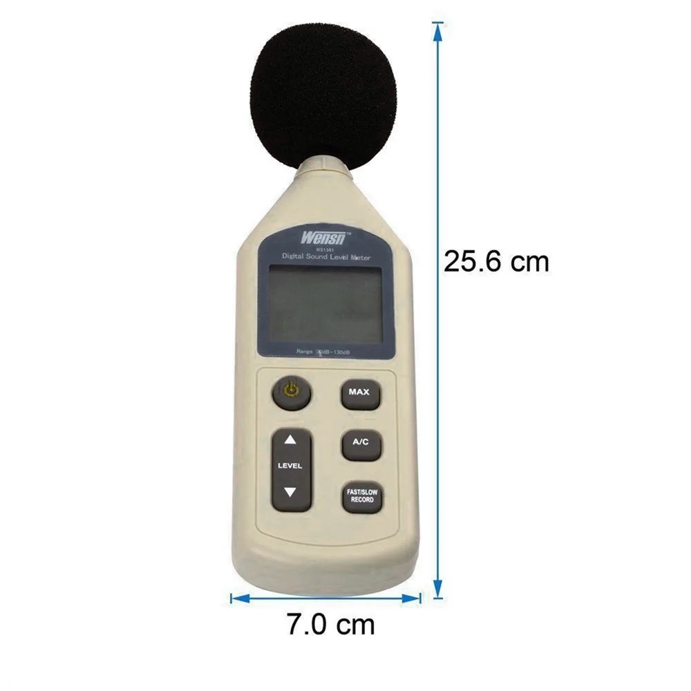 Цифровой измеритель уровня звука 30~ 130 дБ Тестер давления USB Измерение шума