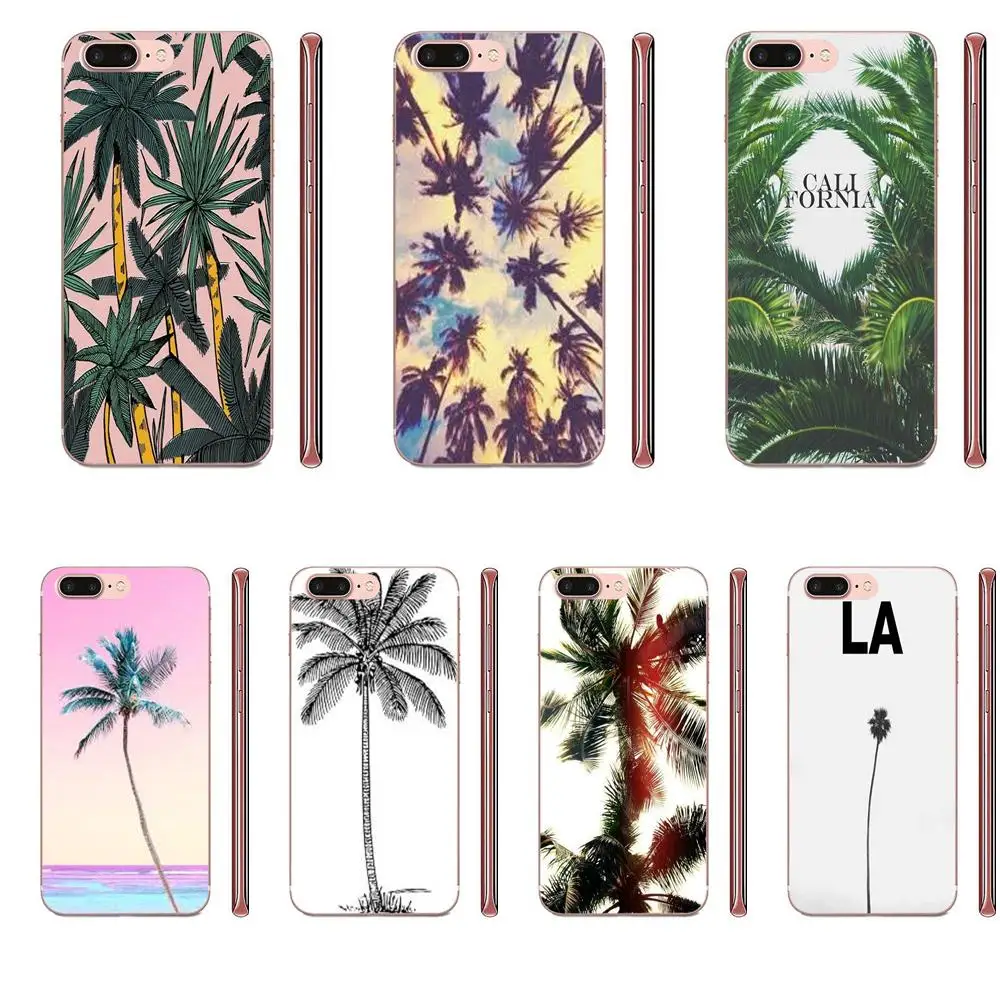 Palm Trees And California Dreaming Pattern For Samsung Galaxy Note 5 8 9 S3 S4 S5 S6 S7 S8 S9 S10 5G mini Edge Plus Lite | Мобильные