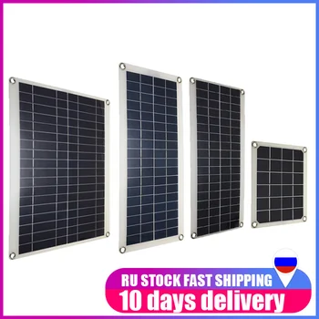 

Solar Panel Polysilicon silicon cell For Battery Cell Phone Chargers 10/15/20/25W Cigarette LighterDouble USB interface 12V/5V