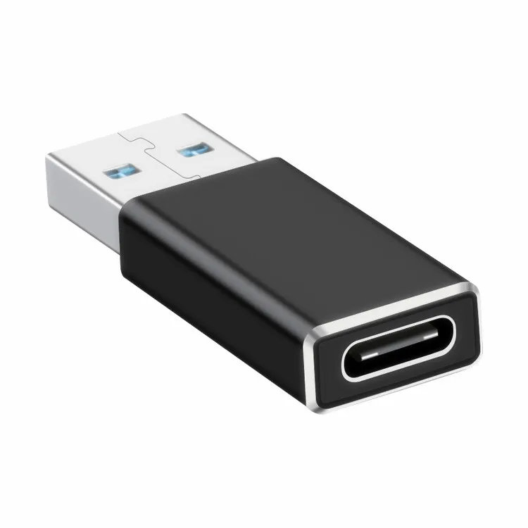 2 шт./партия USB-C Женский к USB 3,0 A Мужской адаптер конвертер usb type C черный