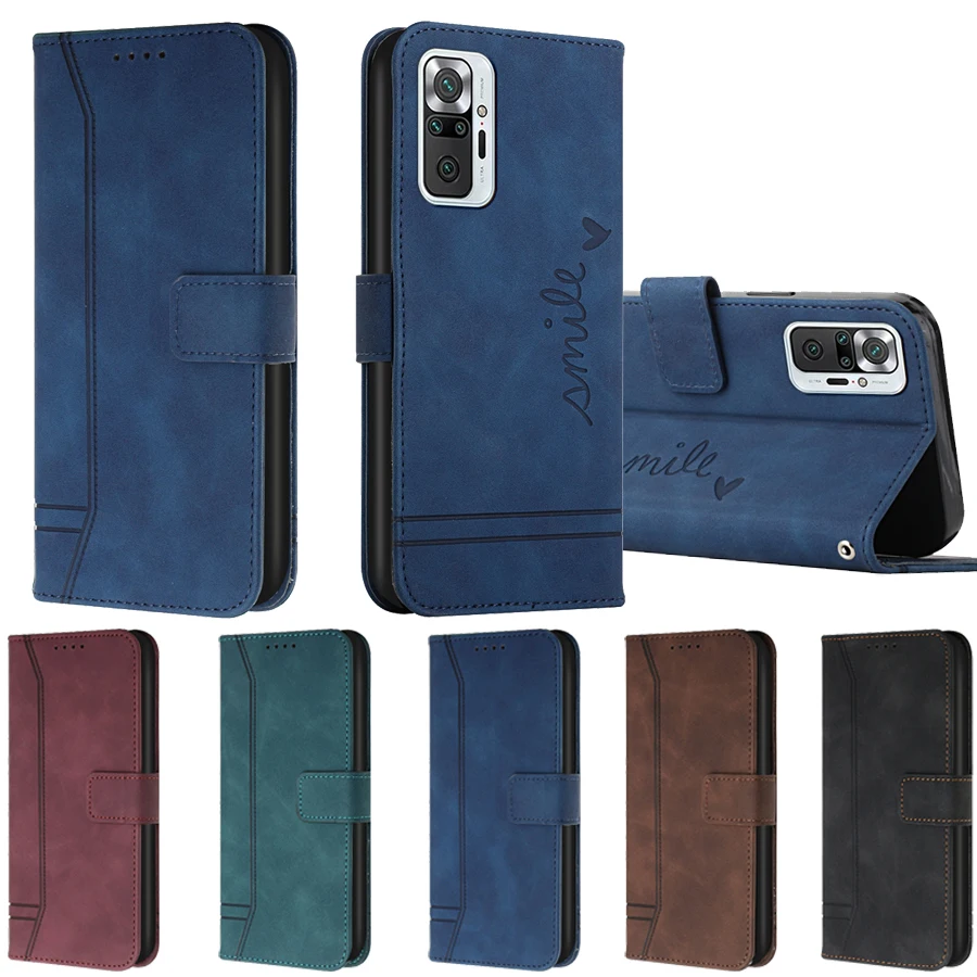 Custodia In Pelle Scamosciata Per Xiaomi Redmi Note 10 Pro 10 S Pro Max 10T 5G 10X 4G Custodia Per Coque Note10Pro Note10 S T Flip Phone In Pelle C