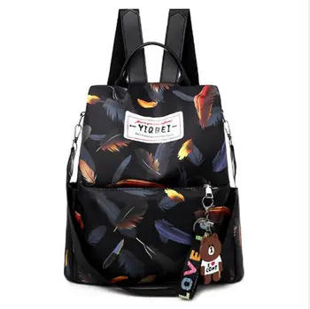 

Women Girls Oxford Cloth Backpack Anti-theft Daypack Casual Travel Shoulder Bag