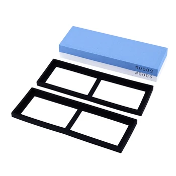 

New Dual Whetstone Double Sided Grit Sharpener Sharpening Water Wet Stone 1000/4000