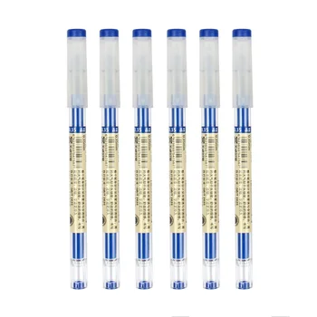 0.35mm Fine Gel Pen Blue/Black Ink Refills Rod for Handle Marker Pens School Gelpen Office Student Writing Drawing Stationery 18