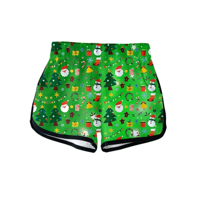 frdun 2021 New Christmas 3D Print Summer Shorts: A Festive and Stylish Addition to Your Wardrobe