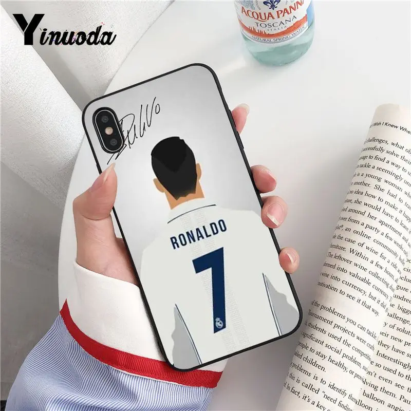 Yinuoda Ronaldo Luiz Nazario De Lima TPU черный чехол для телефона iPhone 6S 6plus 7 7plus 8 8Plus X Xs MAX 5 5S XR