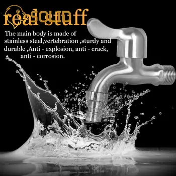 

Stainless Steel Faucet Fast with Inwall Mounted Washing Machine Faucet Single Handle