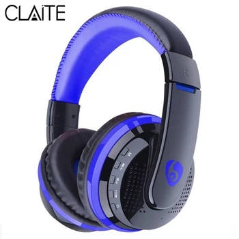 

CLAITE MX666 Foldable Wireless Gaming Bluetooth Headphone Strong Bass Stereo Deniose Headset with Mic Support FM TF for PUBG