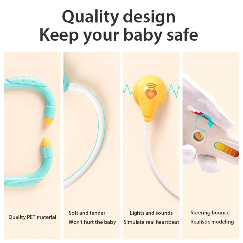 Infant Shining Kids Doctor Kit Toy Doctor Set Toys Model Kids Puzzle Toy Girl Boy Role 1 Infant Shining Kids Doctor Kit Toy Doctor Set Toys Model Kids Puzzle Toy Girl Boy Role 4