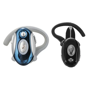 

2x Business Handsfree Mono Earphone Wireless Bluetooth Headset for Motorola HTC, Black & Blue